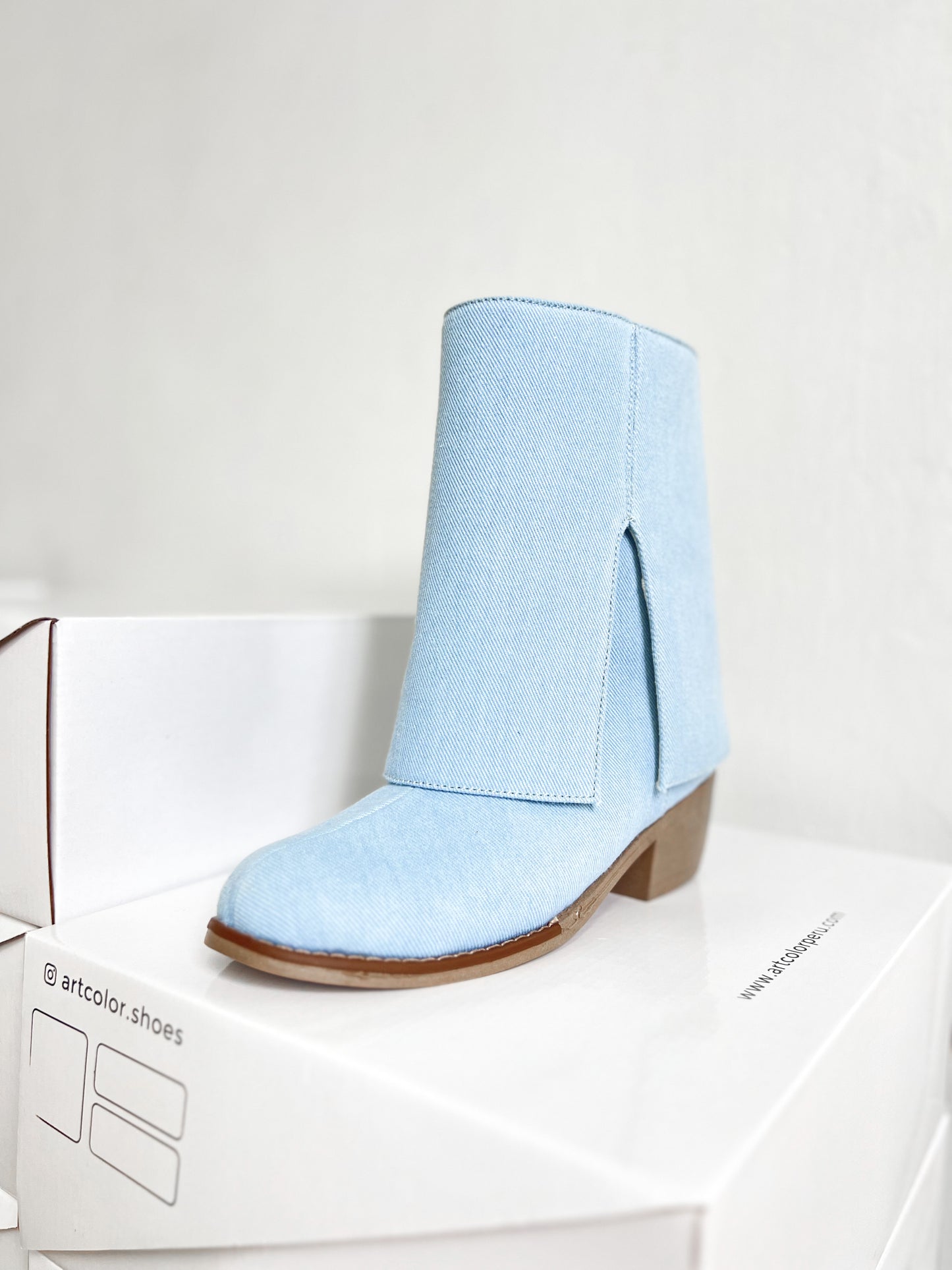 Denim Boots