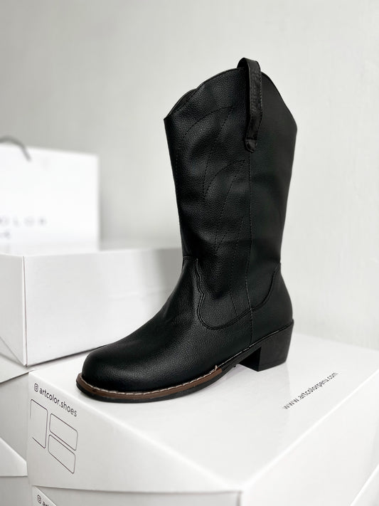 Cow boot Black